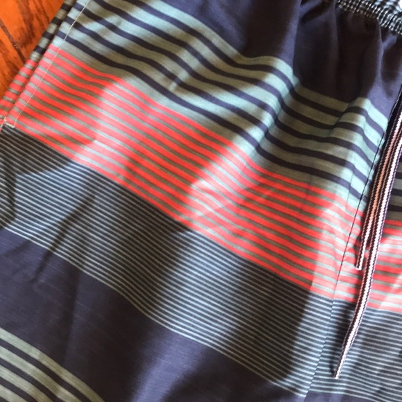 NWOT Men’s Med Blue Striped Speedo Suit 👍 - Picture 3 of 6